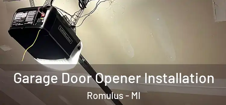  Garage Door Opener Installation Romulus - MI